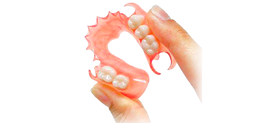 protese dentaria de silicone flexivel